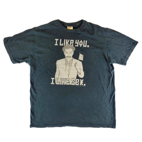 Bay Island Other - Vintage 2005 Borat I like you I like sex T Shirt xl Y2K